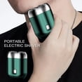 thumbnail image 3 of Mini Double Head Electric Shaver USB Rechargeable Waterproof Travel Rotary Razor Portable Men Hair Beard Trimmer Remover Tool Father Boyfriend Gift, 3 of 8