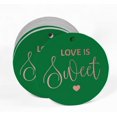 thumbnail image 2 of Inkdotpot Rose Gold Foil Paper Hang Tag Love Is Sweet Wedding Favor Tag 50 Piece, 2 of 6