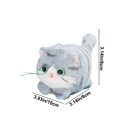 thumbnail image 3 of Pull-String Cat Plush Toy – Wagging Tail for Stress Relief and Interactive Play (Kids and Adults), 3 of 6