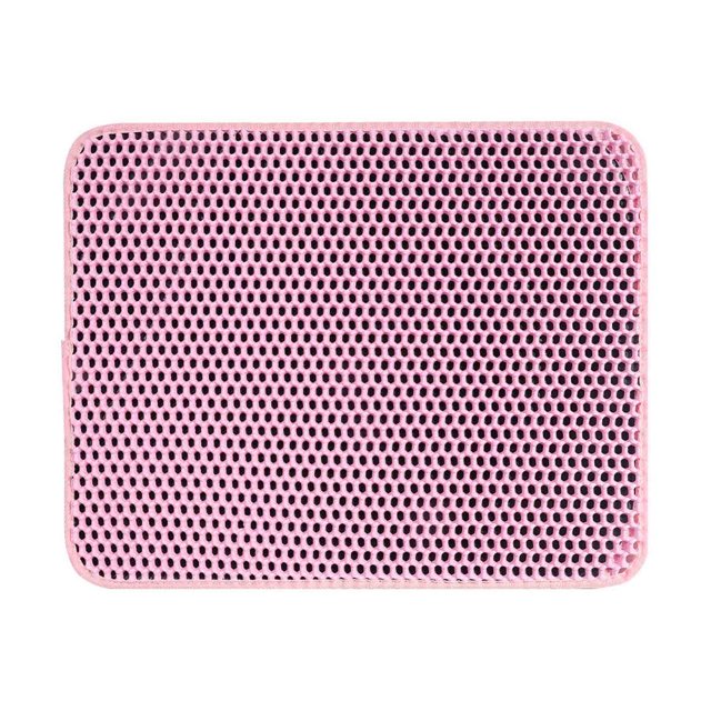 CNKOO Cat Litter Mat Large Litter Trapping Mat Easy to Clean Litter Box Mat Waterproof Urine-Proof Non-Slip Kitty Litter Mats for Floor Grey