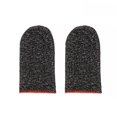 thumbnail image 1 of 2pcs Gaming Screen Gloves Nylon Knitted Game Gloves Elastic Game Gloves Sweatproof Elastic Game Controller Sleeves, Red, 1 of 9