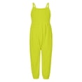thumbnail image 3 of Girls Romper Sleeveless Rompers for Girls Spaghetti Strap Rompers with Pockets Girls Clothing Size 3T, 3 of 5