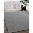 thumbnail image 3 of Ahgly Company Machine Washable Indoor Square Transitional Dark Gray Area Rugs, 6' Square, 3 of 7