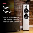 thumbnail image 4 of Fluance Ai81 Powered Floorstanding Tower Speakers and DB10 10" Low Frequency Ported Front Firing Powered Subwoofer with 15 Feet RCA Ultimate Performance Collection Subwoofer Cable (Black Ash), 4 of 8
