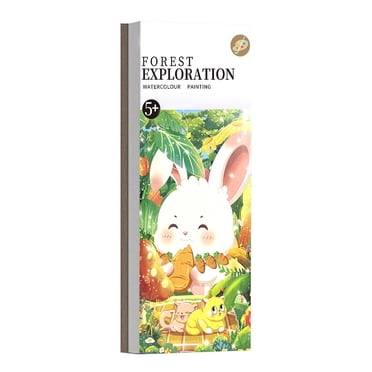 D Kids Pocket Watercolor Sketchbook Forest Adventure Art Drawing Activity