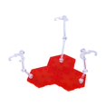thumbnail image 3 of segolike Sturdy Figure Display Base Stand Holder Support for 1/144 Model Figures Toys Clear Red, 3 of 9