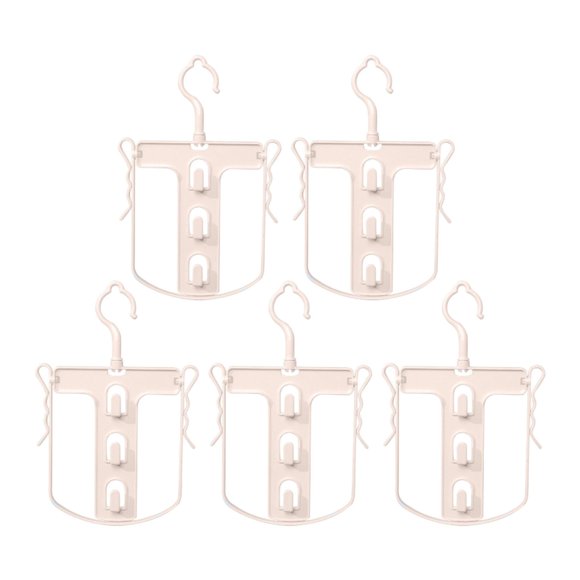 veasfak 5 Pcs Hooded Hangers for Drying Hoodies with Hooks Non-Slip Hangers Multipurpose Khaki