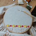 thumbnail image 4 of HLONK 4 Sheets 16Pcs Wedding Dress Water Soluble Hand Sewing Stabilizers for Fabric 11.6x8.2 Inch Embroidery Stitch Practice Embroidery Patterns Transfers for Embroidery Beginners Lovers, 4 of 7