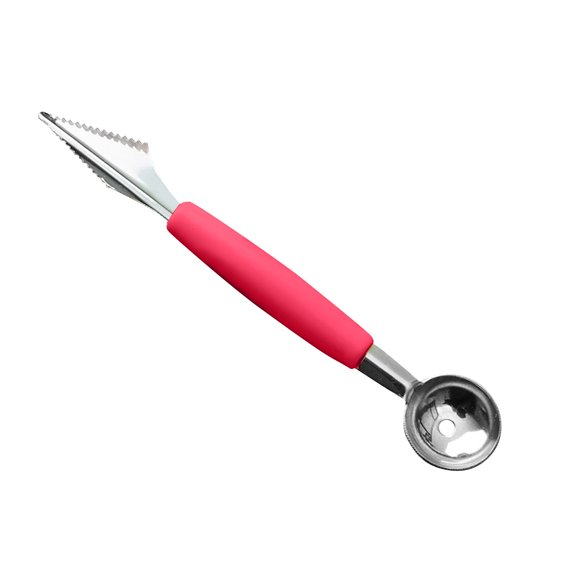 WHEANG 2 In1 Dual-head Stainless Steel Carving Knife Fruit Watermelon Ice Cream Baller