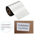 thumbnail image 3 of Unique Bargains 3.15'x984' (80mmx300m) Wax Thermal Transfer Ribbon, 2 Roll 1' Core Ink Out Barcode Printer Ribbon, Black, 3 of 6