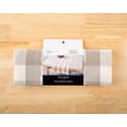 thumbnail image 3 of Mainstays Table Runner Beige Plaid, 14” x 72”, 100% Polyester, 3 of 6