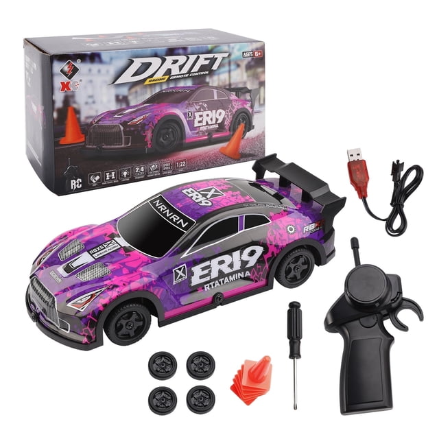 Bruce&Shark 1/22 RC Car,Wltoys 222061 High Speed Drift Car 9.32MPH High Speed,2.4GHz Control,RC Sport Racing Car Remote Control Car for Adults and Boys Gifts (RTR)