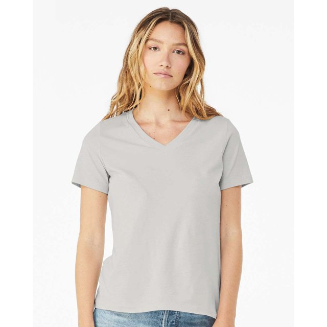 BELLA + CANVAS - Women’s Relaxed Jersey V-Neck Tee - 6405