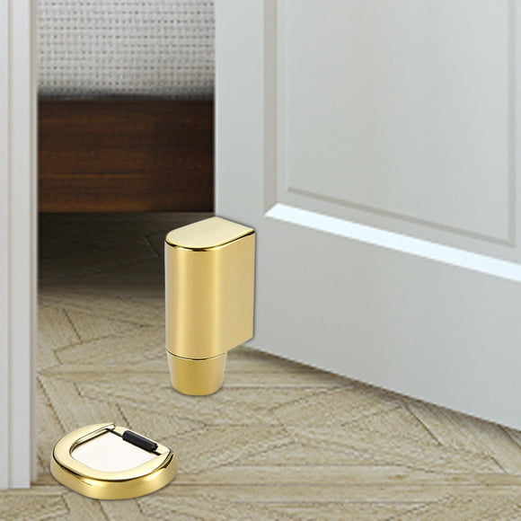 Heavy Duty Automatic Door Holder With Retractable Lock System Modern Windproof Design For Secure Home Use