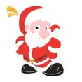 thumbnail image 3 of Xingzhi Christmas Static Sticker Fridge Window PVC Decal Home Office Shop Self-adhesive Decoration, Santa Clause, 3 of 8