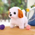 thumbnail image 1 of Brown Simulation Puppy Pet Toy Dog Can Walk And Call Toy Dog Children’S Gift, 1 of 2