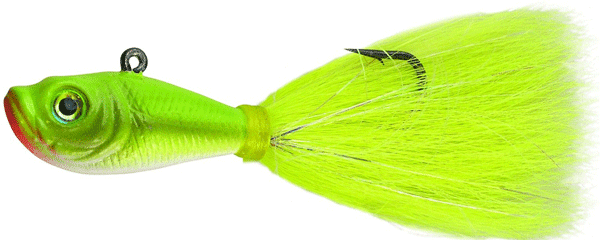 Spro SBTJCC-1 Prime Bucktail Jig, 1-Ounce, Crazy Chartreuse