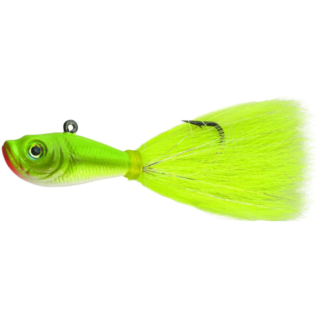 Spro SBTJCC-1 Prime Bucktail Jig, 1-Ounce, Crazy Chartreuse