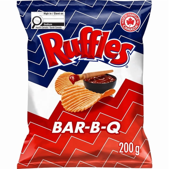 Ruffles Bar-B-Q flavoured Potato Chips