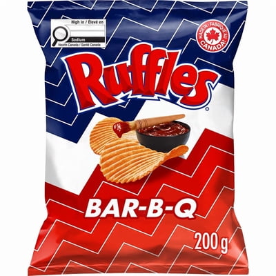 Ruffles Bar-B-Q flavoured Potato Chips
