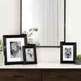 thumbnail image 3 of DesignOvation Leno 4" x 6" Black Picture Frame, 3 of 7