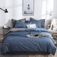 thumbnail image 4 of UsRHHA 4 Piece Bedding Set Fresh Color Washed, Comfortable Soft for 70.86 Inch Bed Dormitory, Bed Sheet Set, 4 of 6
