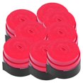 thumbnail image 3 of DYNWAVECA 10 Pcs Ruban de Prise pour Raquette de Tennis Ruban de Prise de Badminton Ruban de Prise pour Raquette de Badminton Poignée de Raquette Absorbante Poignée de Raquette pour Pickleball Rouge, 3 of 10