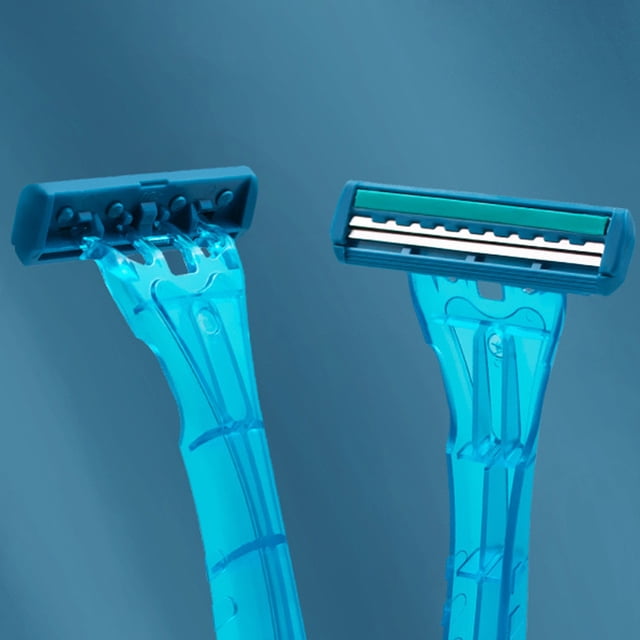 Bathroom For Men - Disposable 20X Small Two-Pack Wet Dry Shaver For Face Care In Bathroom Products Bathston