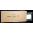 thumbnail image 5 of Creative Letter Art 4 x 6 Multiple Opening Picture Frame Collage with 6 holes Manhattan Black Frame with 10 x 34-inch White Mat Full-Strength Glass Photo Collage for Wall 6 Openings, 5 of 5