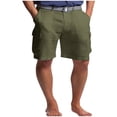 thumbnail image 1 of EOYWHK Cotton Linen Shorts for Men Straight Leg Shorts Soft Comfy Solid Color Sleepwear Bottom, 1 of 4