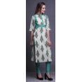 thumbnail image 3 of Bimba Robe Tunique Droite en Viscose Imprimée Style Santoon pour Femmes Vêtements Indiens, 3 of 5