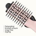 thumbnail image 3 of Conair Compact Oval Dryer Brush, Tourmaline Ceramic, Pink, Gift for Her, 1 Pk, 3 of 6