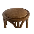 thumbnail image 3 of Whit Rattan Seat Backless Barstool, Walnut, 3 of 5