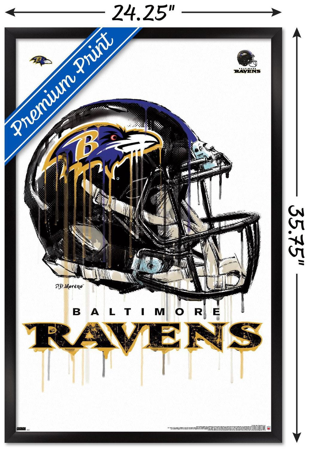 NFL Baltimore Ravens - Casque anti-goutte 20
