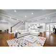 thumbnail image 2 of Linon Motif Imprimé Faux Lapin Felix Tapis en Polyester 8'x10 Pieds Ivoire, 2 of 8