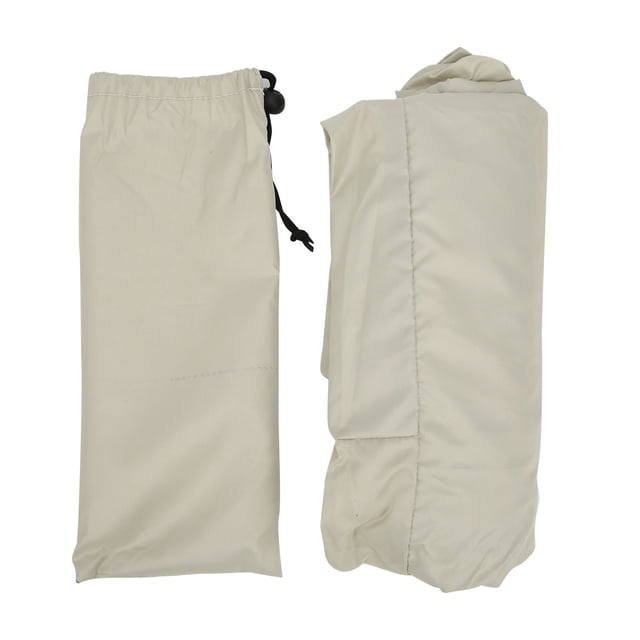 Housse de Tondeuse à Gazon Enduite d'Argent, Housse Imperméable pour Tondeuse, Résistance aux Hautes Températures, Protection contre la Poussière, Kaki
