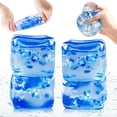 thumbnail image 3 of Drppepioner Snowflake Ice Cube Squishy Slow Rising Stress Relief Tool, 3 of 8