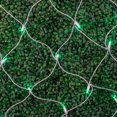 thumbnail image 4 of Novelty Lights 4x6 Green LED Net Lights, 100 Bulbs, White Wire, Outdoor, 4 of 5