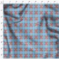 thumbnail image 4 of Soimoi Blue polyester Crepe Fabric Crabs Ocean Decor Fabric Printed Yard 52 Inch Wide, 4 of 6