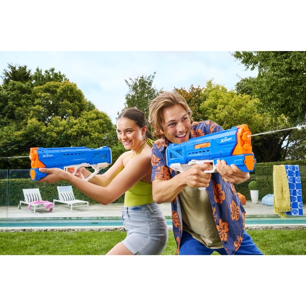 XSHOT Water Hydra Pulse Motor Soaker by ZURU, Motorized Blaster