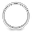 thumbnail image 2 of 925 Sterling Silver 8mm Polished Fancy Size 12 Band Ring, 2 of 4