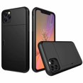 thumbnail image 1 of iPhone11 ProMax Case Hybrid Rugged Hard Back Cover with ID Credit Card Slot Holder Wallet Case for Apple iPhone11 ProMax - Black, 1 of 8