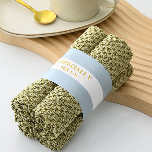 EGNMCR Multi Functional Kitchen Cleaning Cloth With 4 Pcs Of Ultra Fine Fiber Cleaning Cloth Dishwashing and cleaning