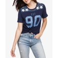 thumbnail image 1 of Lucky Brand Graphic-Print Football T-Shirt (Navy, XS), 1 of 3