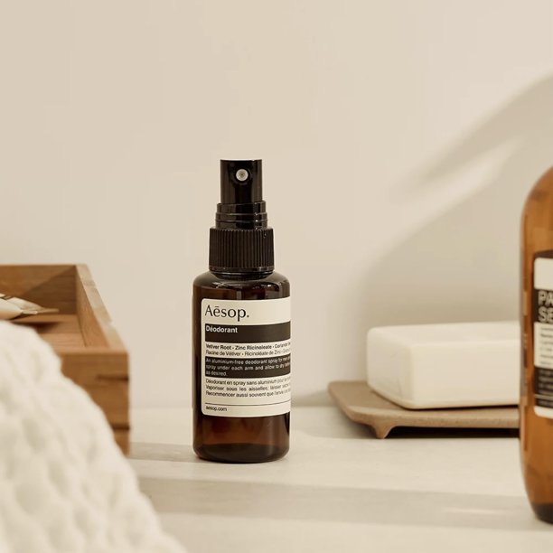 Aesop Herbal Deodorant Spray | Zinc Ricinoleate and a Blend of