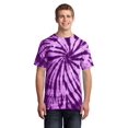 thumbnail image 1 of Port & Company Mens Essential Tie-Dye Tee - Purple - Small, 1 of 1