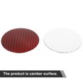 thumbnail image 4 of Unique Bargains 4 Pcs Auto 65mm Autocollant de Moyeu Central en Plastique Motif Fibre de Carbone Rouge Universel, 4 of 6