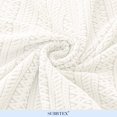 thumbnail image 4 of Subrtex Housse de Sofa en Jacquard Extensible à Rayures, 2 Pcs, 4 of 6