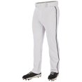 thumbnail image 1 of CHAMPRO Men's Triple Crown 2.0 Open Bottom Baseball Pants with Braid White, Black, 1 of 6