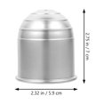 thumbnail image 3 of Miangastore Cover For Trailer Hitch Balls Silver 2Set 2.75X2.32X2.32in, 3 of 8